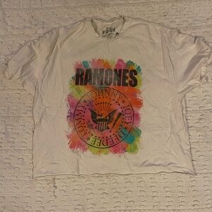Colorful Ramones Graphic T-Shirt